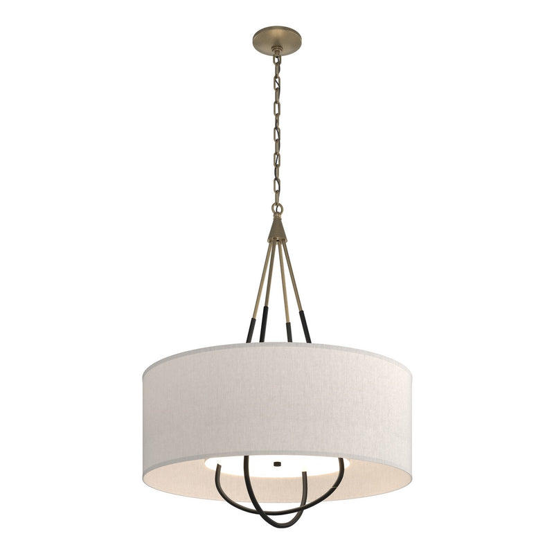 Hubbardton Forge 104230-SKT-84-10-SE2811 Four Light Pendant, Soft Gold