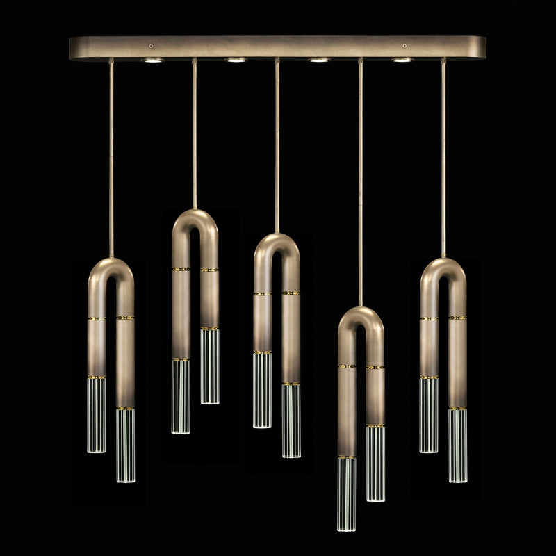Fine Art 923140-610ST LED Linear Pendant, Bronze