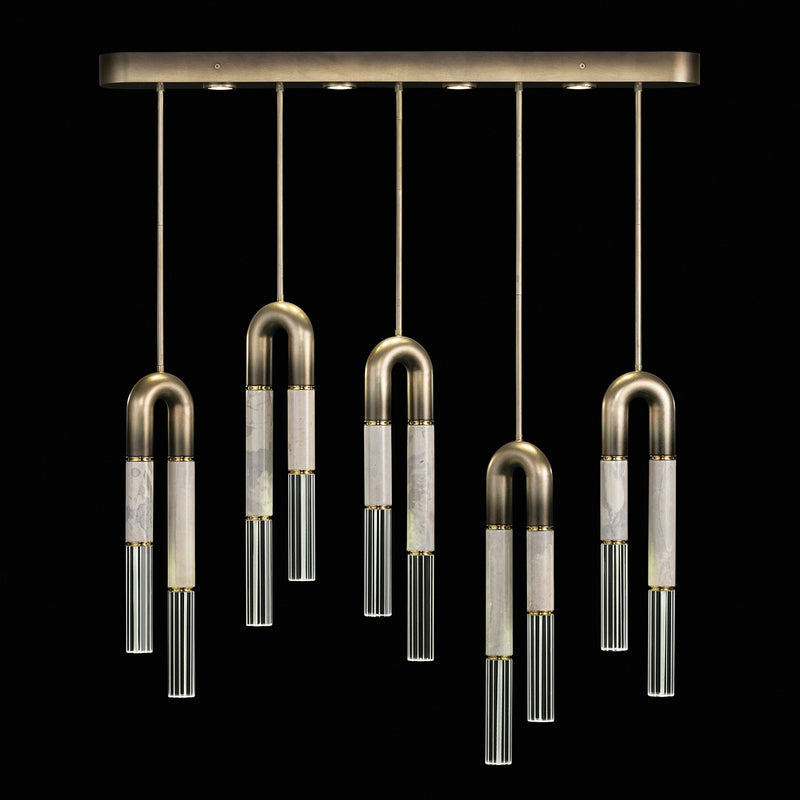 Fine Art 923140-612ST LED Linear Pendant, Bronze