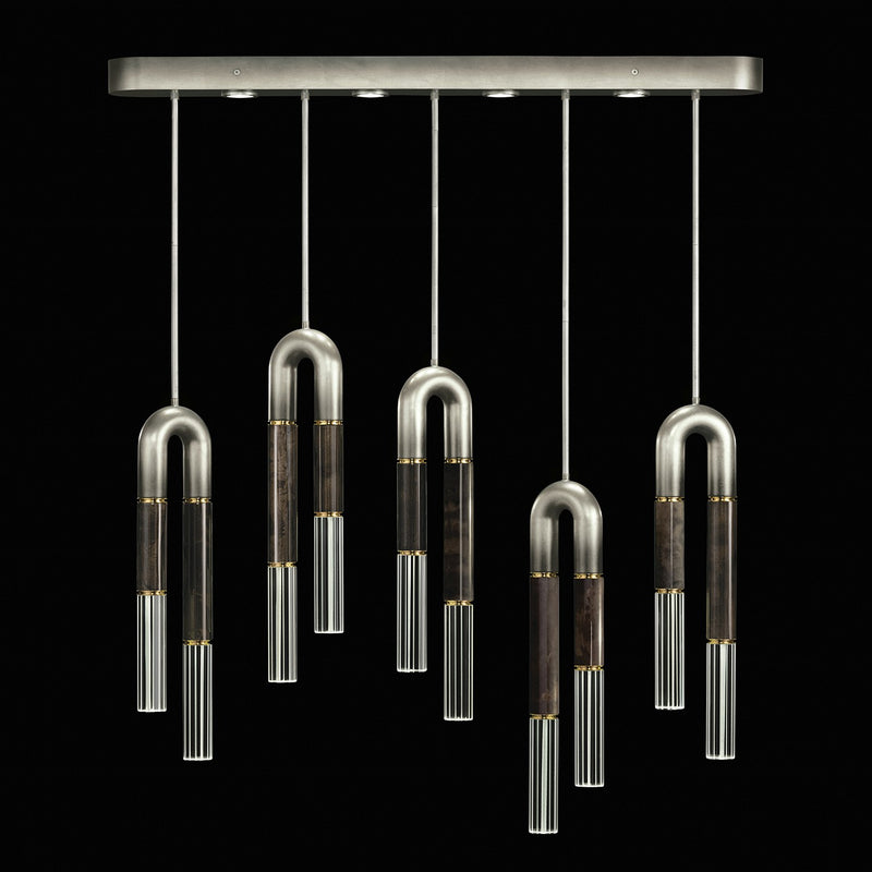 Fine Art 923140-711ST LED Linear Pendant, Silver