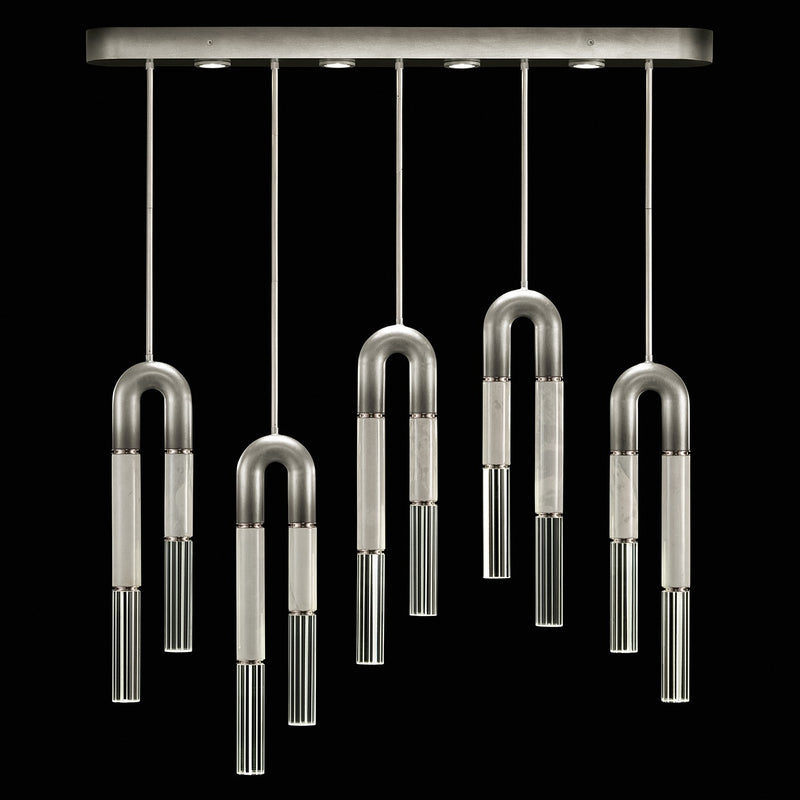 Fine Art 923140-722ST LED Linear Pendant, Silver
