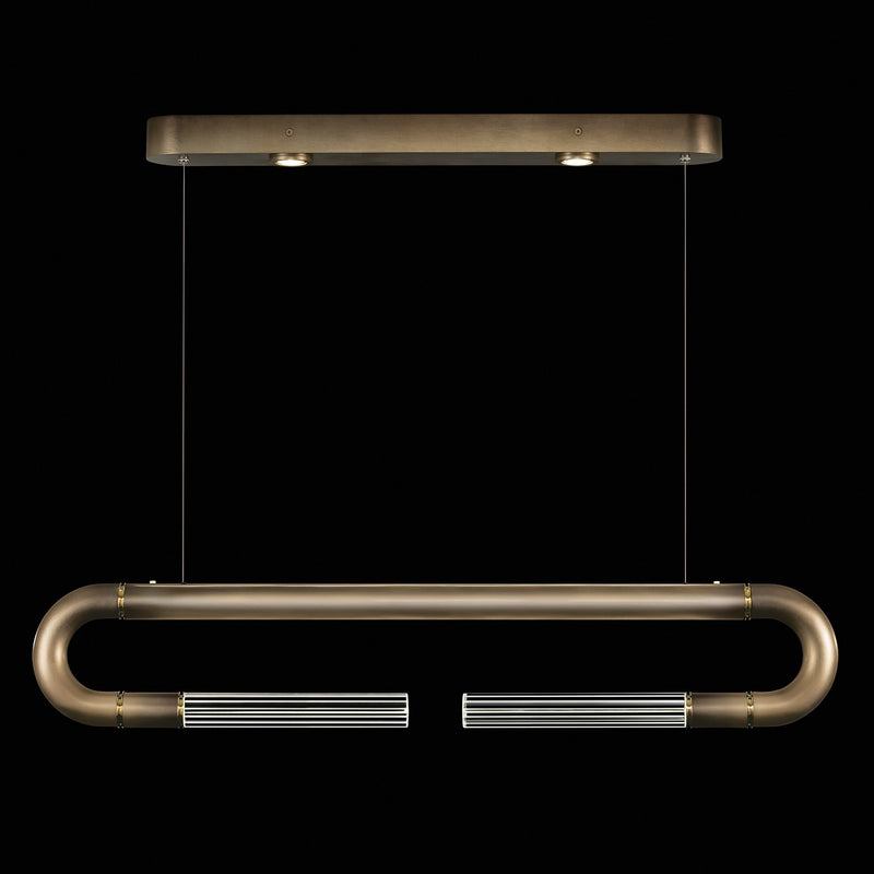 Fine Art 924140-610ST LED Linear Pendant, Bronze