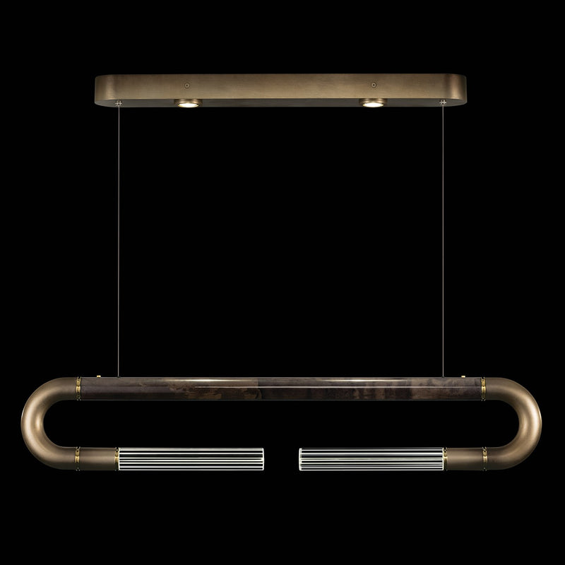 Fine Art 924140-611ST LED Linear Pendant, Bronze
