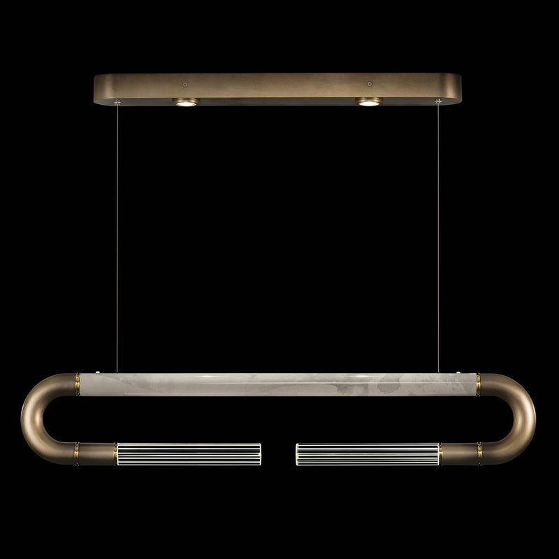Fine Art 924140-612ST LED Linear Pendant, Bronze