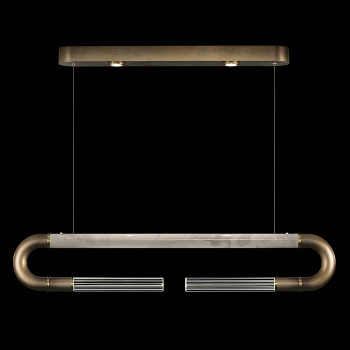 Fine Art 924140-612ST LED Linear Pendant, Bronze