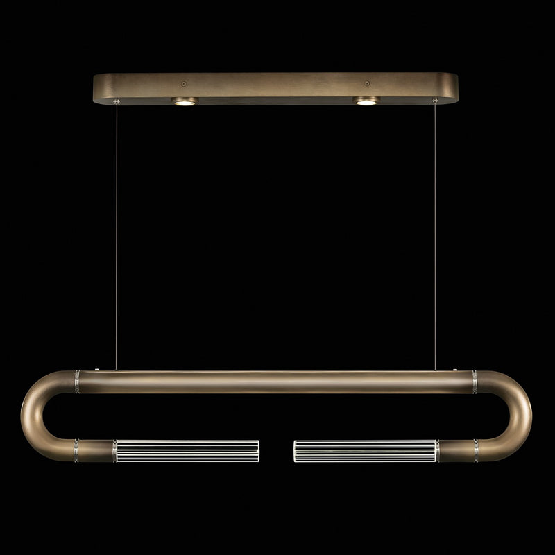 Fine Art 924140-620ST LED Linear Pendant, Bronze
