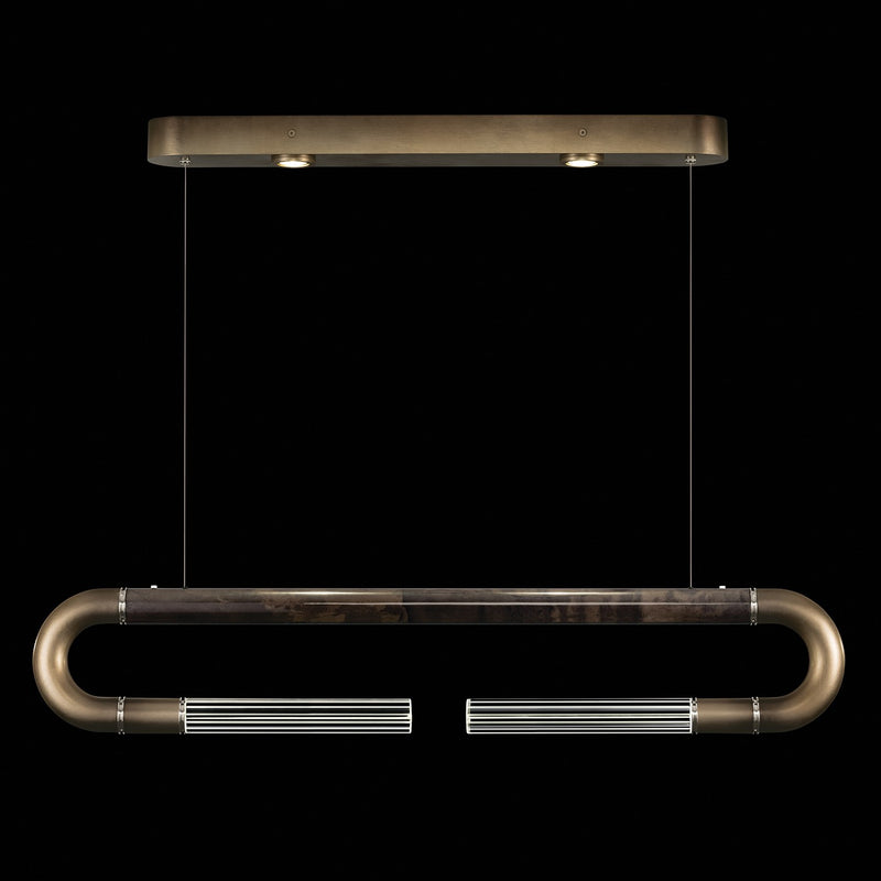 Fine Art 924140-621ST LED Linear Pendant, Bronze