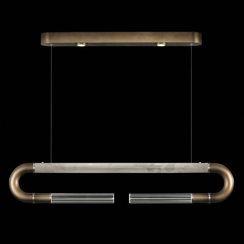 Fine Art 924140-622ST LED Linear Pendant, Bronze