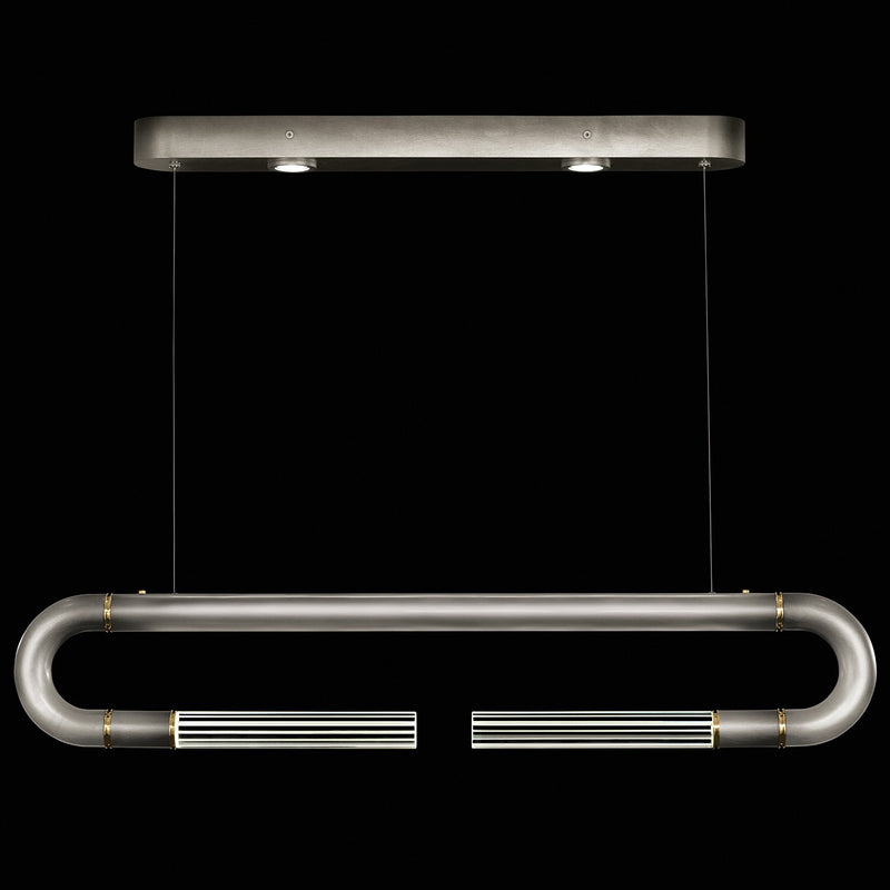 Fine Art 924140-710ST LED Linear Pendant, Silver