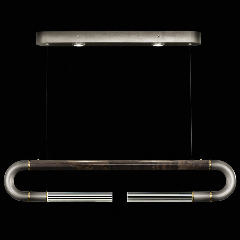 Fine Art 924140-711ST LED Linear Pendant, Silver