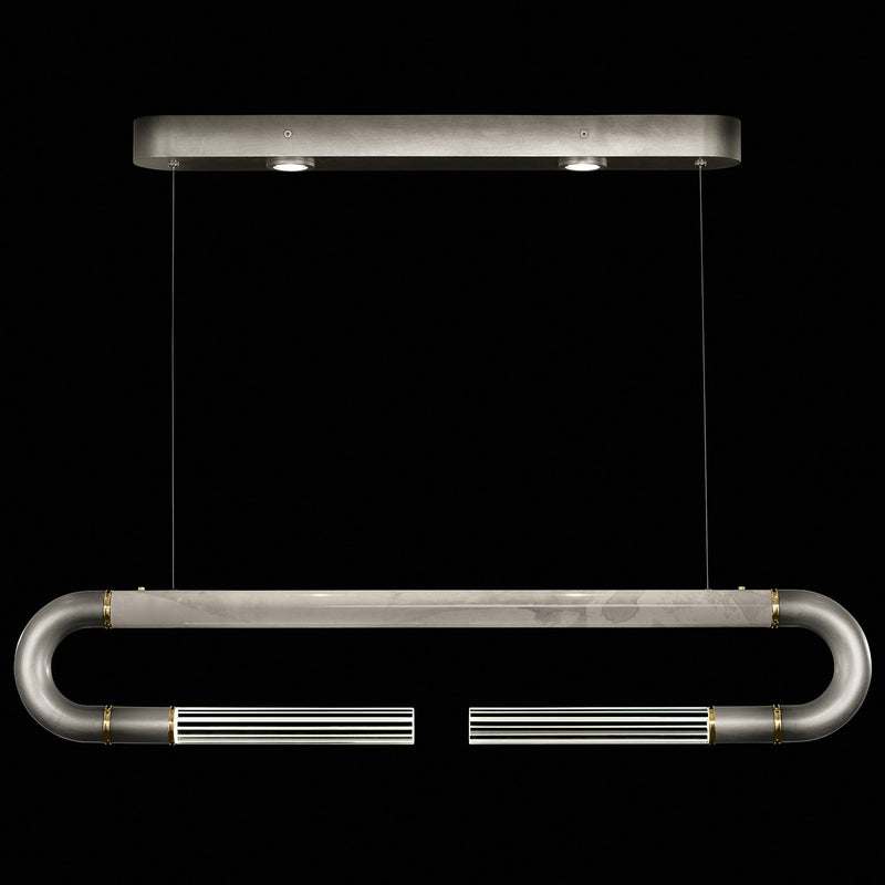 Fine Art 924140-712ST LED Linear Pendant, Silver