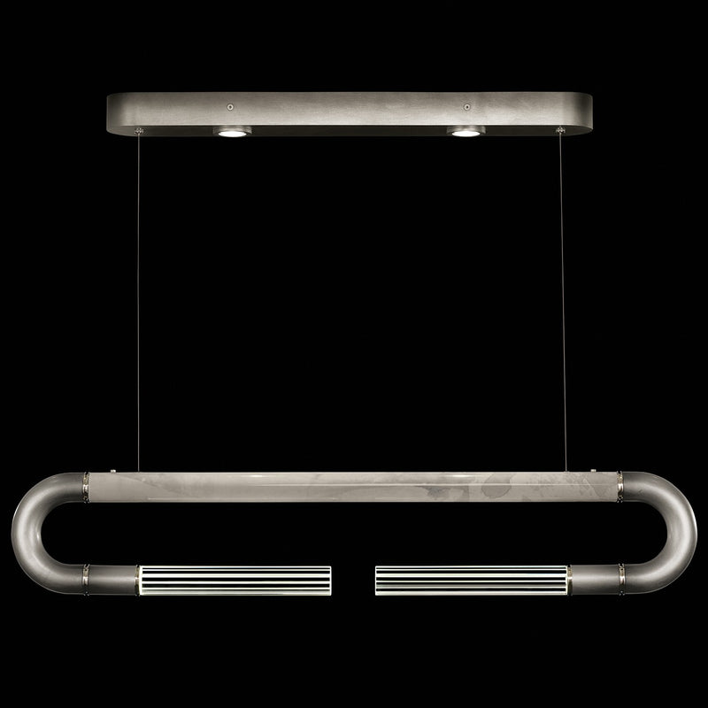 Fine Art 924140-722ST LED Linear Pendant, Silver