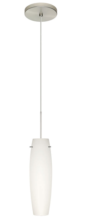 Besa 1XT-412107-SN One Light Pendant, Nickel