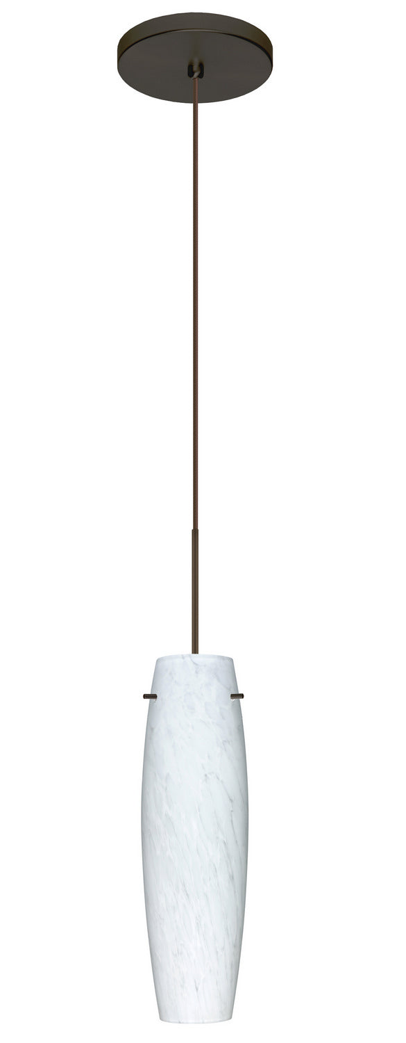 Besa 1XT-412119-BR One Light Pendant, Bronze