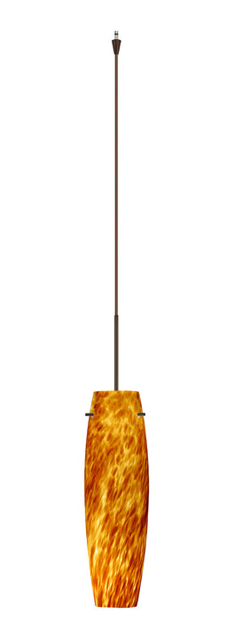 Besa XP-412118-BR One Light Pendant, Bronze