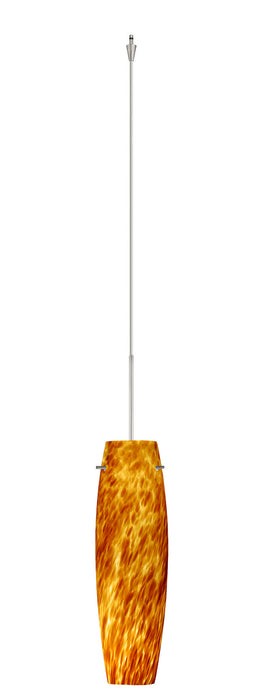 Besa XP-412118-SN One Light Pendant, Nickel