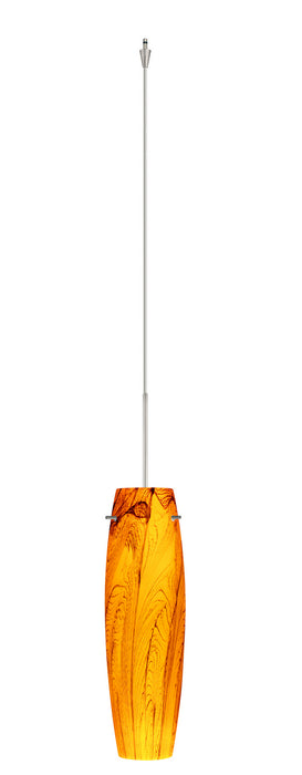 Besa XP-4121HB-SN One Light Pendant, Nickel