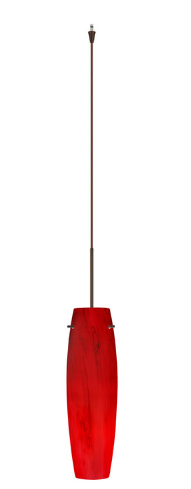 Besa XP-4121MA-BR One Light Pendant, Bronze