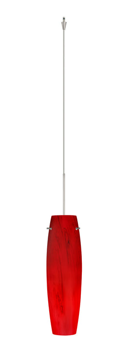 Besa XP-4121MA-SN One Light Pendant, Nickel