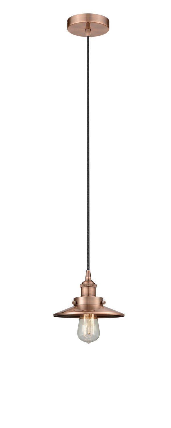 Innovations 616-1PH-AC-M3-AC One Light Pendant, Antique Copper