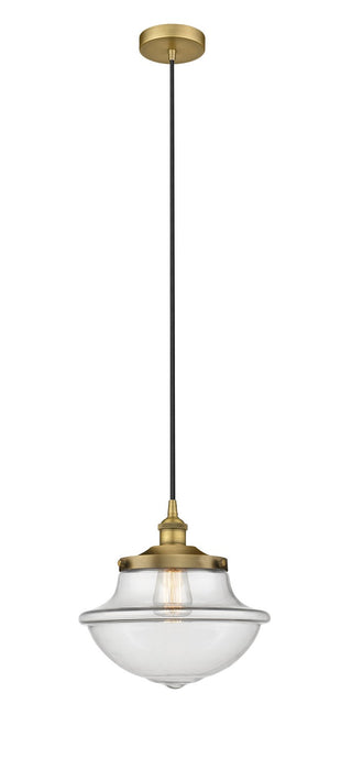 Innovations 616-1PH-BB-G542 One Light Pendant, Brushed Brass