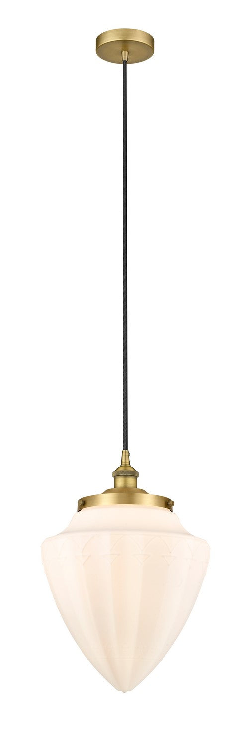 Innovations 616-1PH-BB-G661-12 One Light Pendant, Brushed Brass