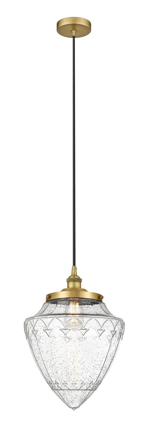 Innovations 616-1PH-BB-G664-12 One Light Pendant, Brushed Brass