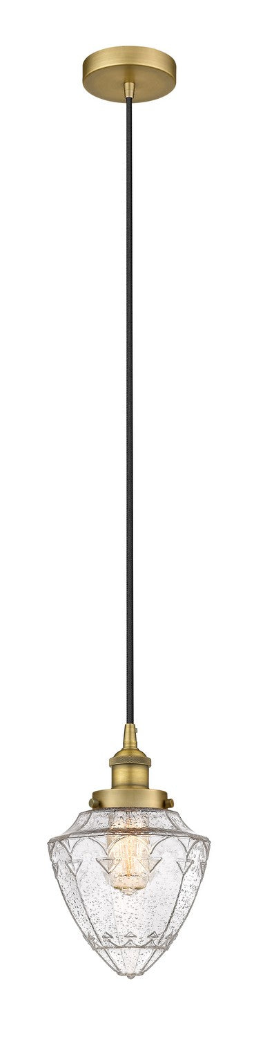 Innovations 616-1PH-BB-G664-7 One Light Pendant, Brushed Brass