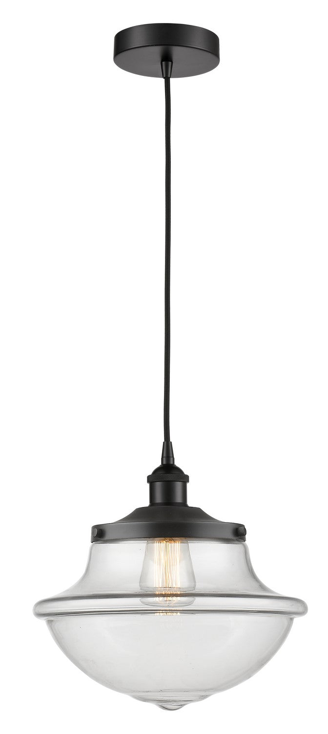 Innovations 616-1PH-BK-G542 One Light Pendant, Matte Black