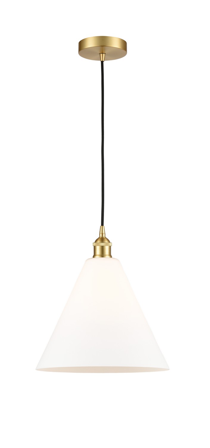 Innovations 616-1P-SG-GBC-121 One Light Pendant, Satin Gold