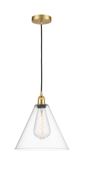 Innovations 616-1P-SG-GBC-122 One Light Pendant, Satin Gold