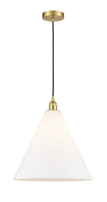 Innovations 616-1P-SG-GBC-161 One Light Pendant, Satin Gold