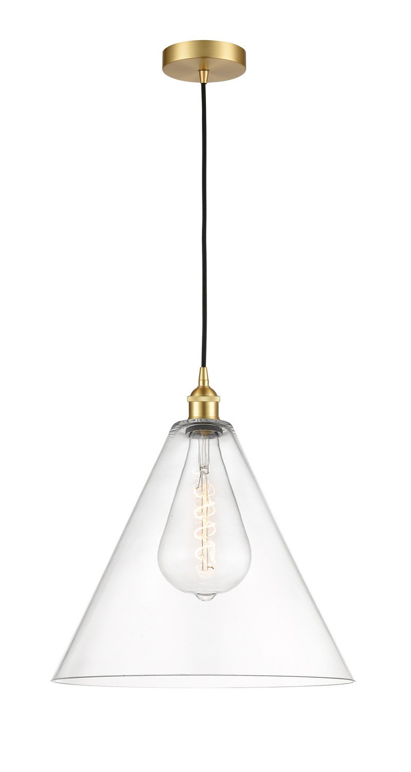 Innovations 616-1P-SG-GBC-162 One Light Pendant, Satin Gold
