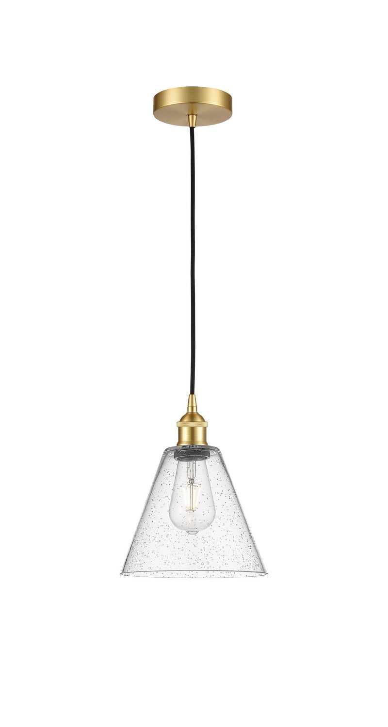 Innovations 616-1P-SG-GBC-84 One Light Pendant, Satin Gold
