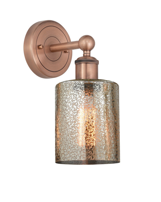 Innovations 616-1W-AC-G116 One Light Wall Sconce, Antique Copper