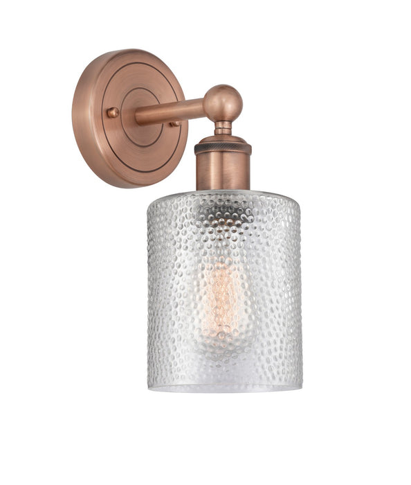 Innovations 616-1W-AC-G112 One Light Wall Sconce, Antique Copper