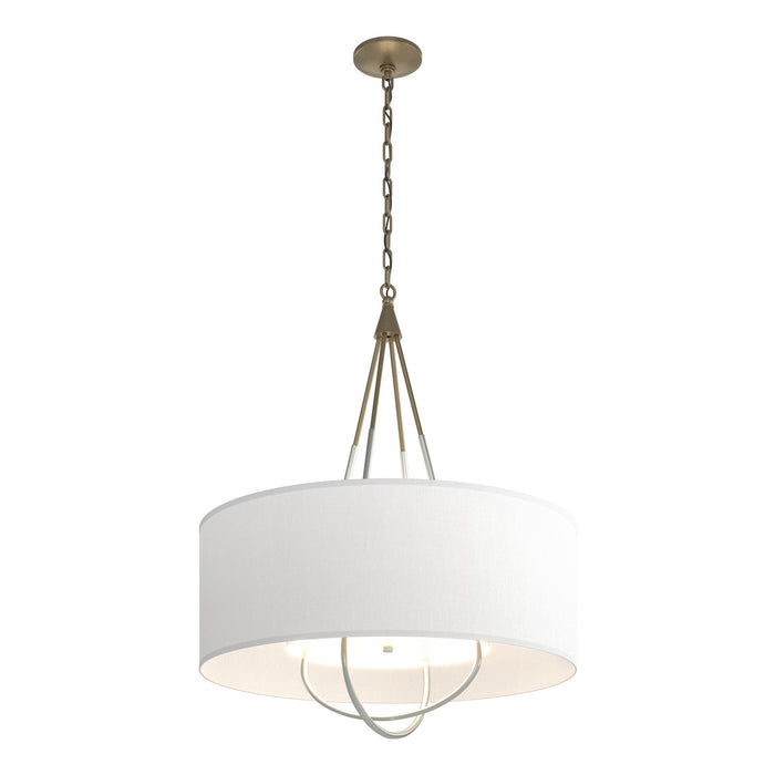 Hubbardton Forge 104230-SKT-84-82-SF2811 Four Light Pendant, Soft Gold