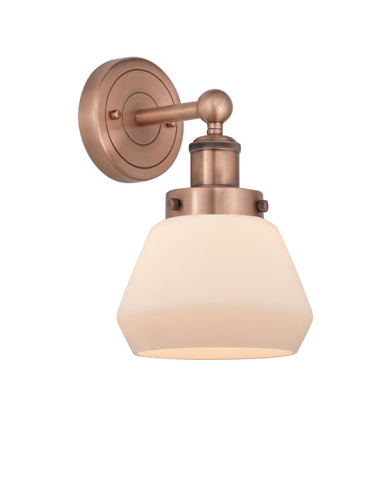 Innovations 616-1W-AC-G171 One Light Wall Sconce, Antique Copper