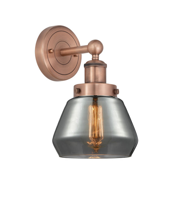 Innovations 616-1W-AC-G173 One Light Wall Sconce, Antique Copper