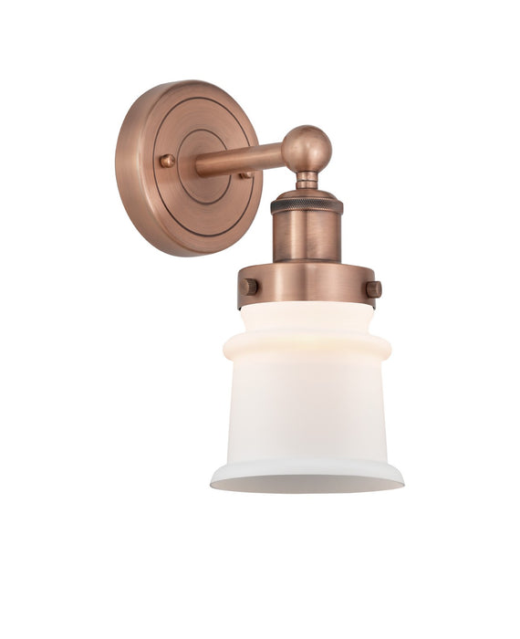 Innovations 616-1W-AC-G181S One Light Wall Sconce, Antique Copper