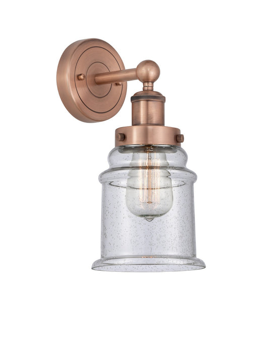 Innovations 616-1W-AC-G184 One Light Wall Sconce, Antique Copper