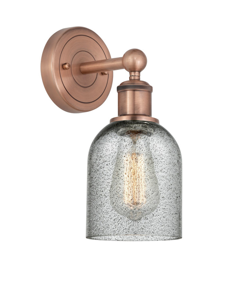Innovations 616-1W-AC-G257 One Light Wall Sconce, Antique Copper