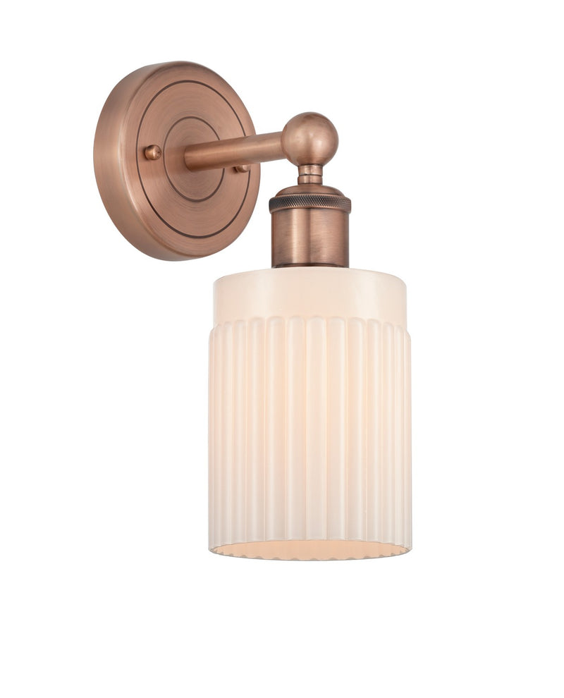 Innovations 616-1W-AC-G341 One Light Wall Sconce, Antique Copper