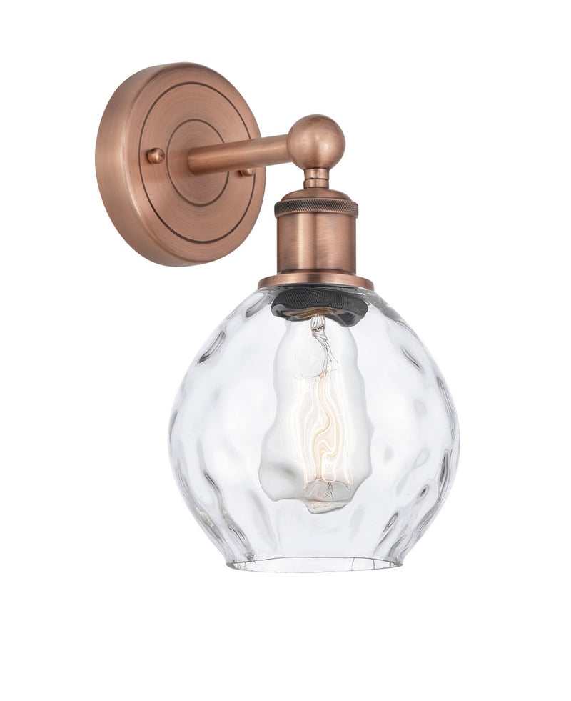 Innovations 616-1W-AC-G362 One Light Wall Sconce, Antique Copper
