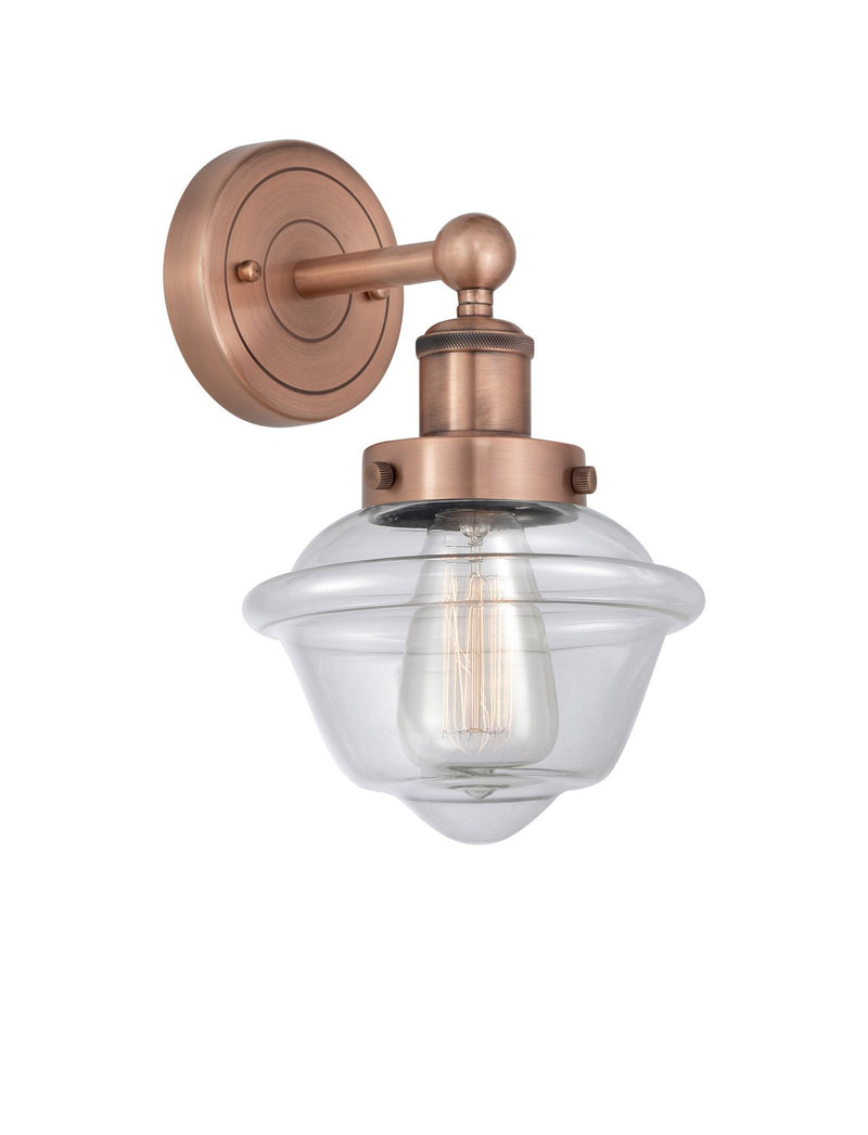 Innovations 616-1W-AC-G532 One Light Wall Sconce, Antique Copper