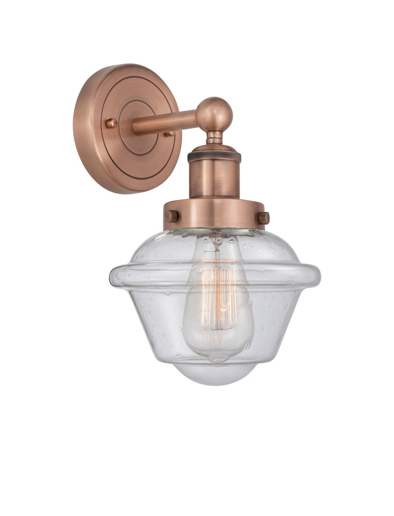 Innovations 616-1W-AC-G534 One Light Wall Sconce, Antique Copper