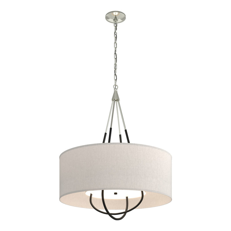 Hubbardton Forge 104230-SKT-85-10-SE2811 Four Light Pendant, Sterling