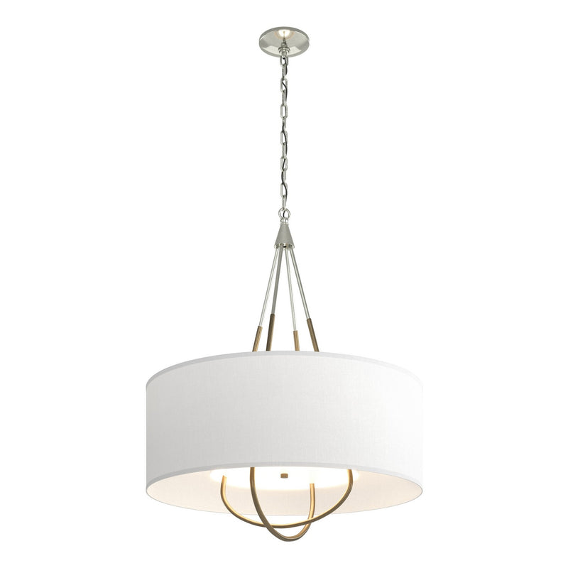 Hubbardton Forge 104230-SKT-85-84-SF2811 Four Light Pendant, Sterling