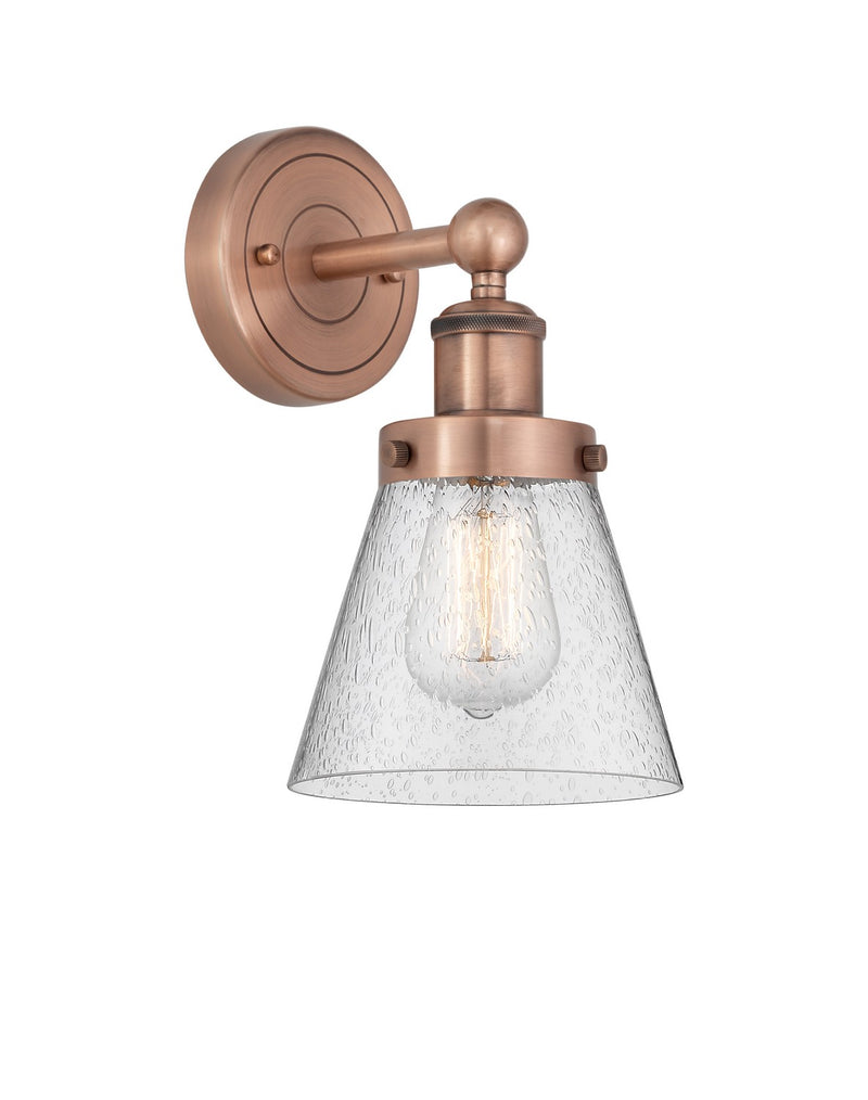 Innovations 616-1W-AC-G64 One Light Wall Sconce, Antique Copper