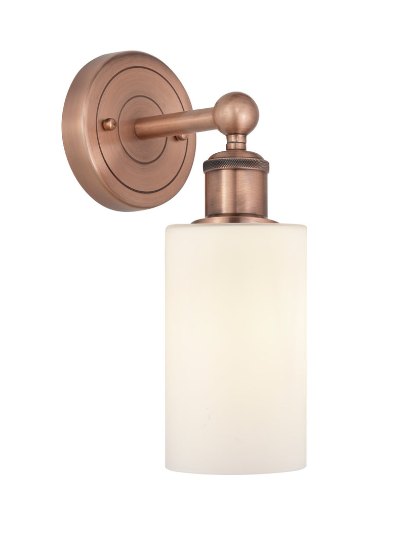 Innovations 616-1W-AC-G801 One Light Wall Sconce, Antique Copper
